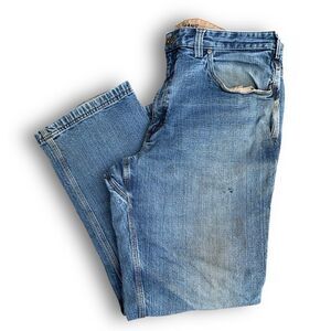 Duluth Trading Co. Flex Ballroom Denim Spandex Jeans Destroyed Men’s 40 x 32